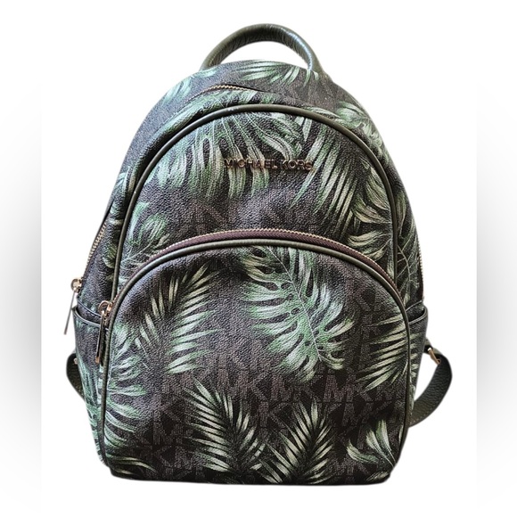 Michael Kors medium palm leave backpack - Picture 1 of 13